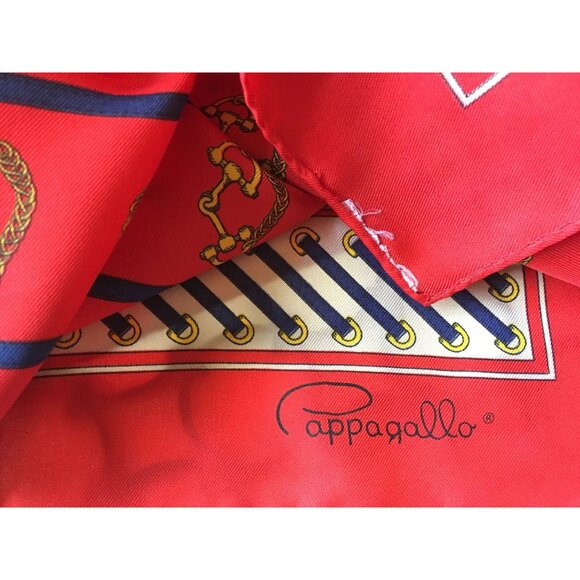 Cappagallo Red Scarf Water Repellent Headscarf Rain Accessory - Picture 3 of 5